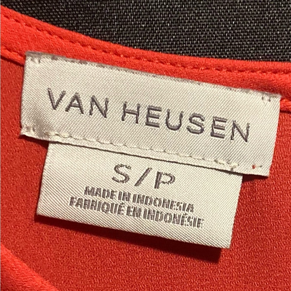 Van Heusen Vibrant Red Blouse